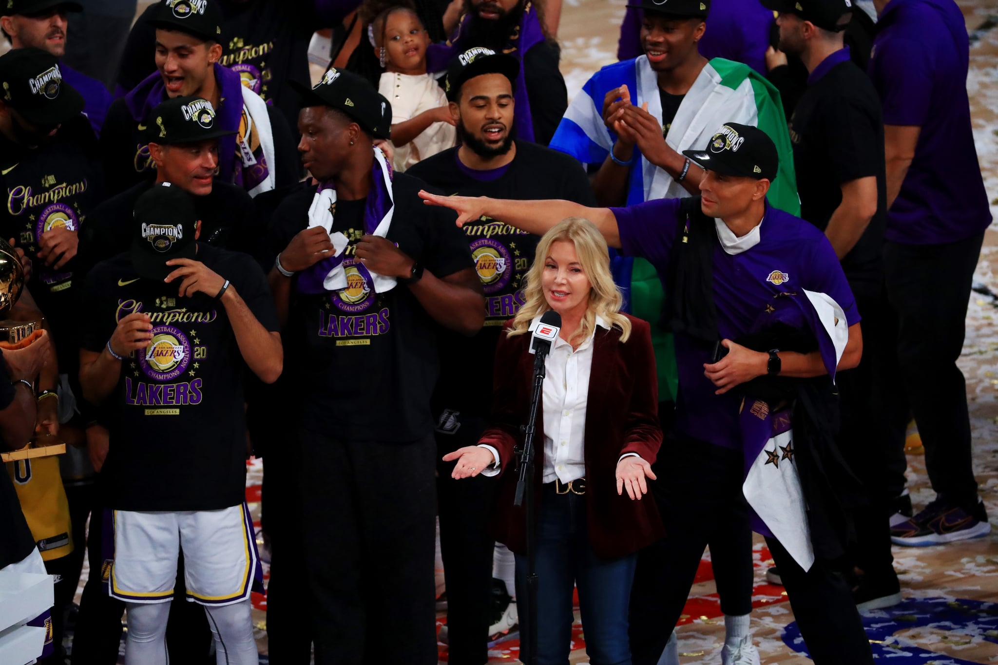 Lakers' Jeanie Buss Just Became the First Woman Owner to Win an NBA Ch...