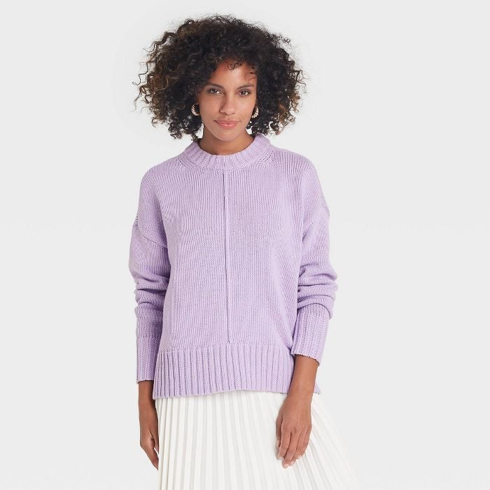 Stylish Sweater: A New Day Crewneck Pullover Sweater