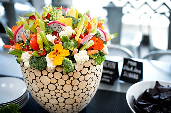 A Veggie Centerpiece A Veggie Centerpiece