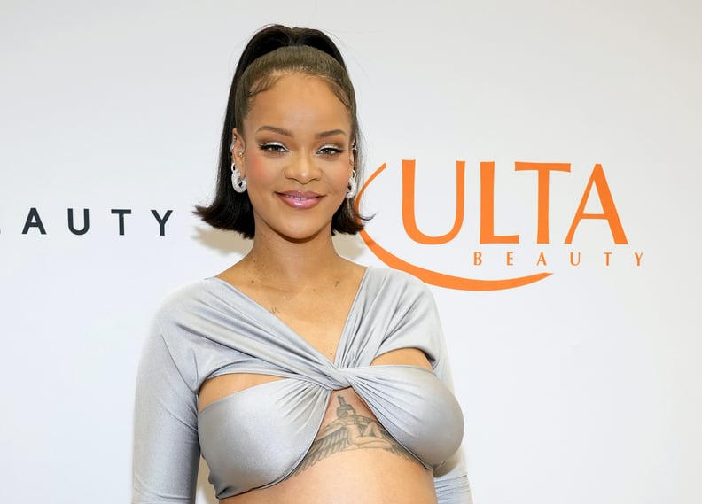 LOS ANGELES, CALIFORNIA - MARCH 12: Rihanna celebrates the launch of Fenty Beauty at ULTA Beauty on March 12, 2022 in Los Angeles, California. (Photo by Kevin Mazur/Getty Images for Fenty Beauty by Rihanna)