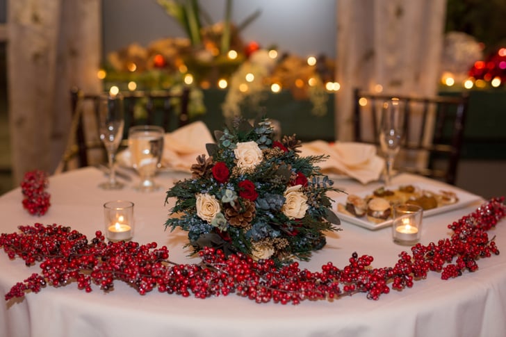 Holly Berry Table Decor  The Best Christmas Wedding Ideas  2019