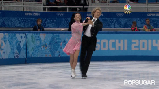 Meryl Davis and Charlie White at the 2014 Olympics