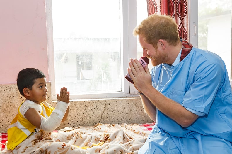 When Harry Visited With Sick Children in Nepal