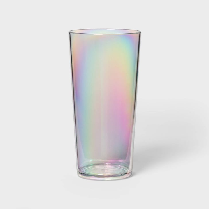 Target Iridescent Plastic Tumbler Target Has a Giant Iridescent Margarita Glass For Summer