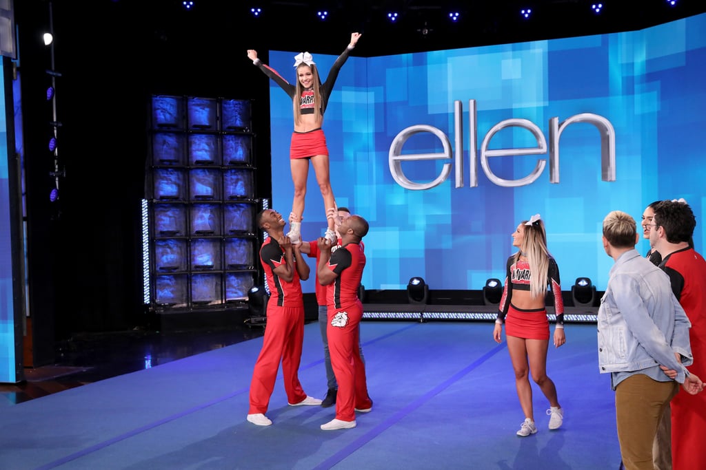 Kendall Jenner Learns a Cheer on The Ellen Show | Video