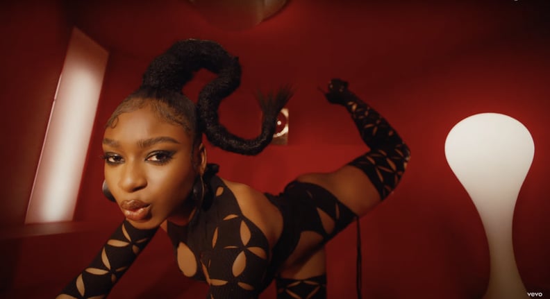 Normani's Sleek High Ponytail in the "Wild Side" Music Video