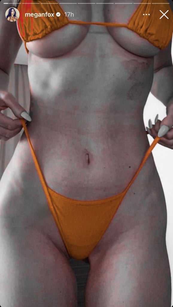 Megan Fox's Orange Bikini