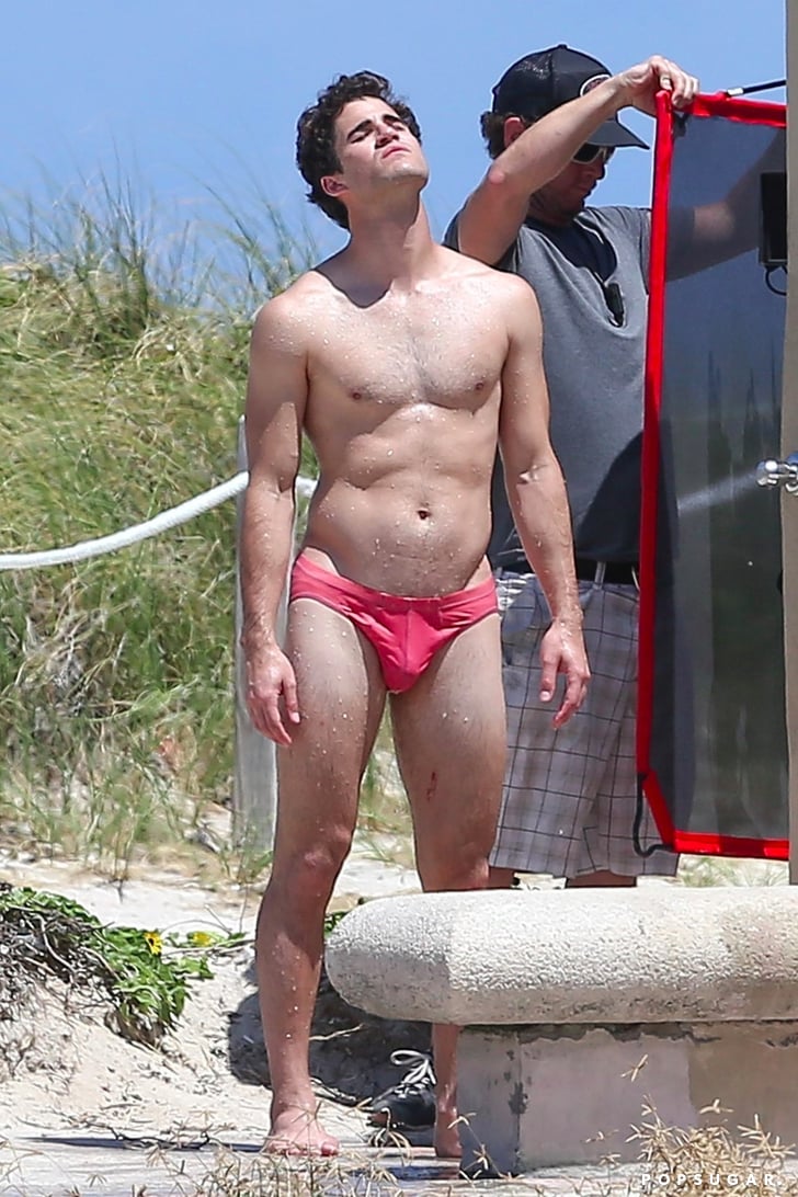 in a speedo