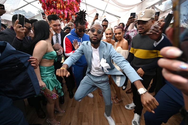 Guests Dancing at the 2020 Roc Nation Brunch in LA