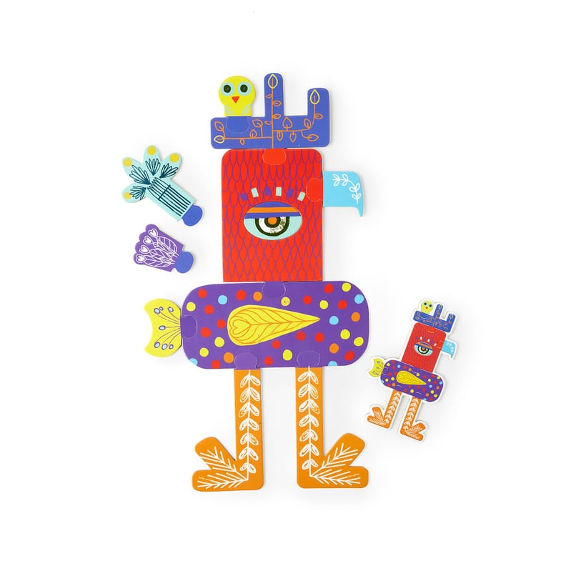 Mix-and-Match Crazy Chicken Puzzle