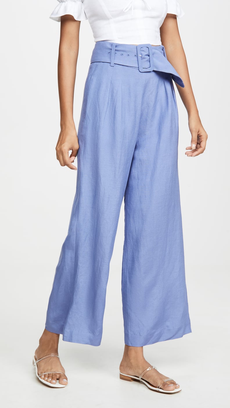 Shop the Outfit: Blue Linen Trousers