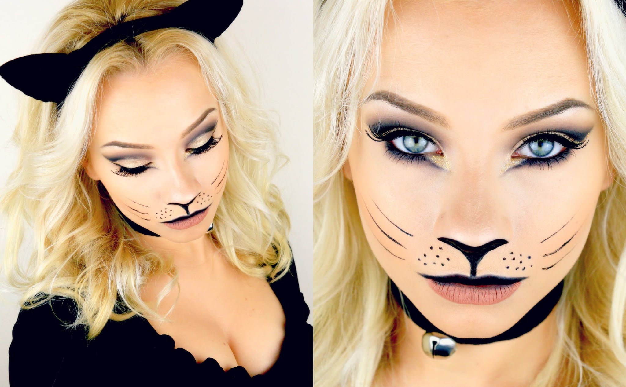 sexy halloween cat makeup