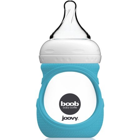 Joovy Boob 5oz Glass Bottle and Sleeve The Best Baby Bottles For