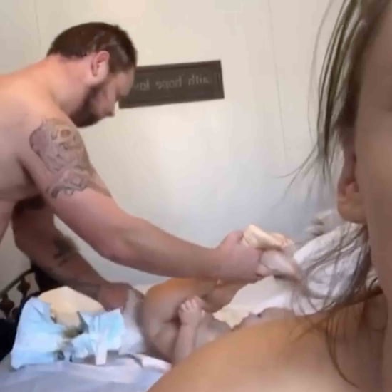 Video of Dad Trying and Failing to Change His Son's Diaper