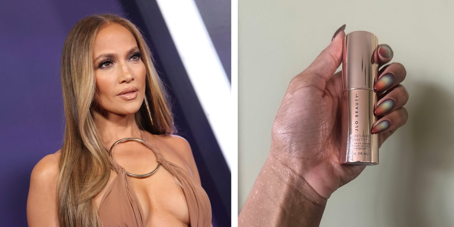 I Tried JLo's Go-To Neck Serum to Reverse My Tech Neck