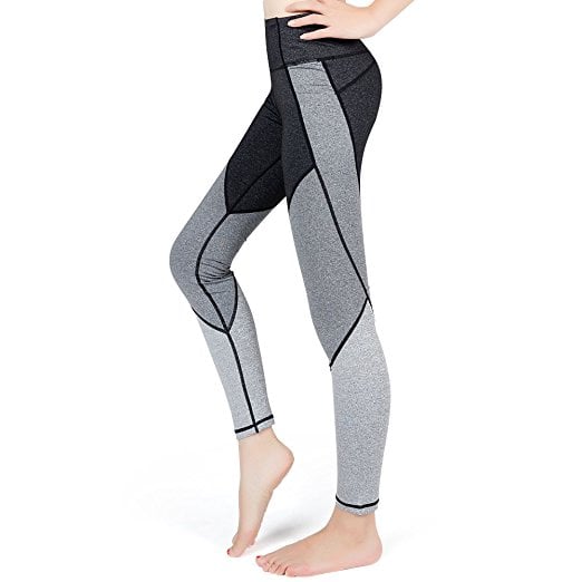 Lesfun Compression Workout Running Leggings