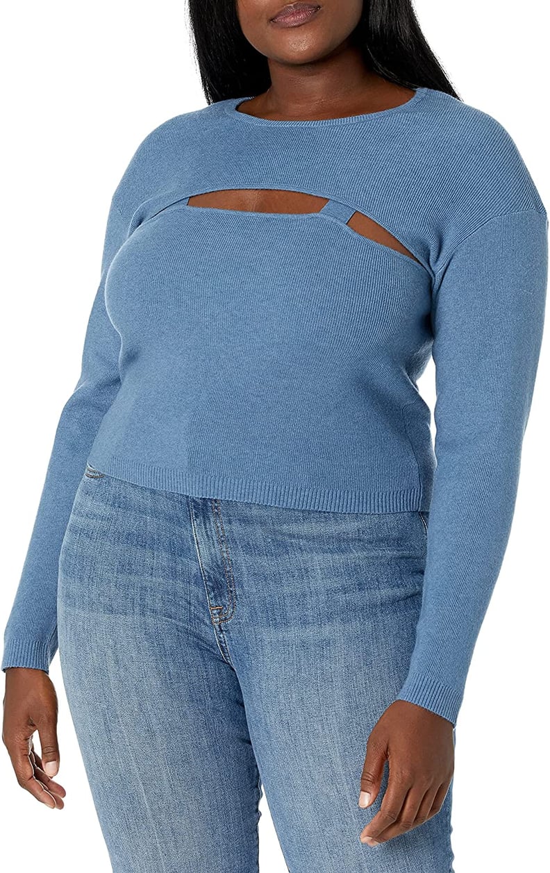 A Cutout Sweater: The Drop Nomi Cropped Sweater Top
