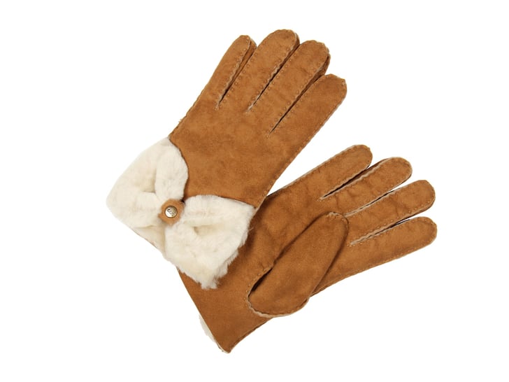UGG Classic Bow Shorty Gloves Shearling Clothes For Fall POPSUGAR