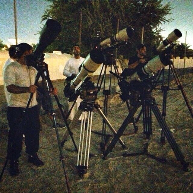 Photographers chase the first supermoon of Summer 2014 on July 12. 
Source: Instagram user ali_essa1_fans