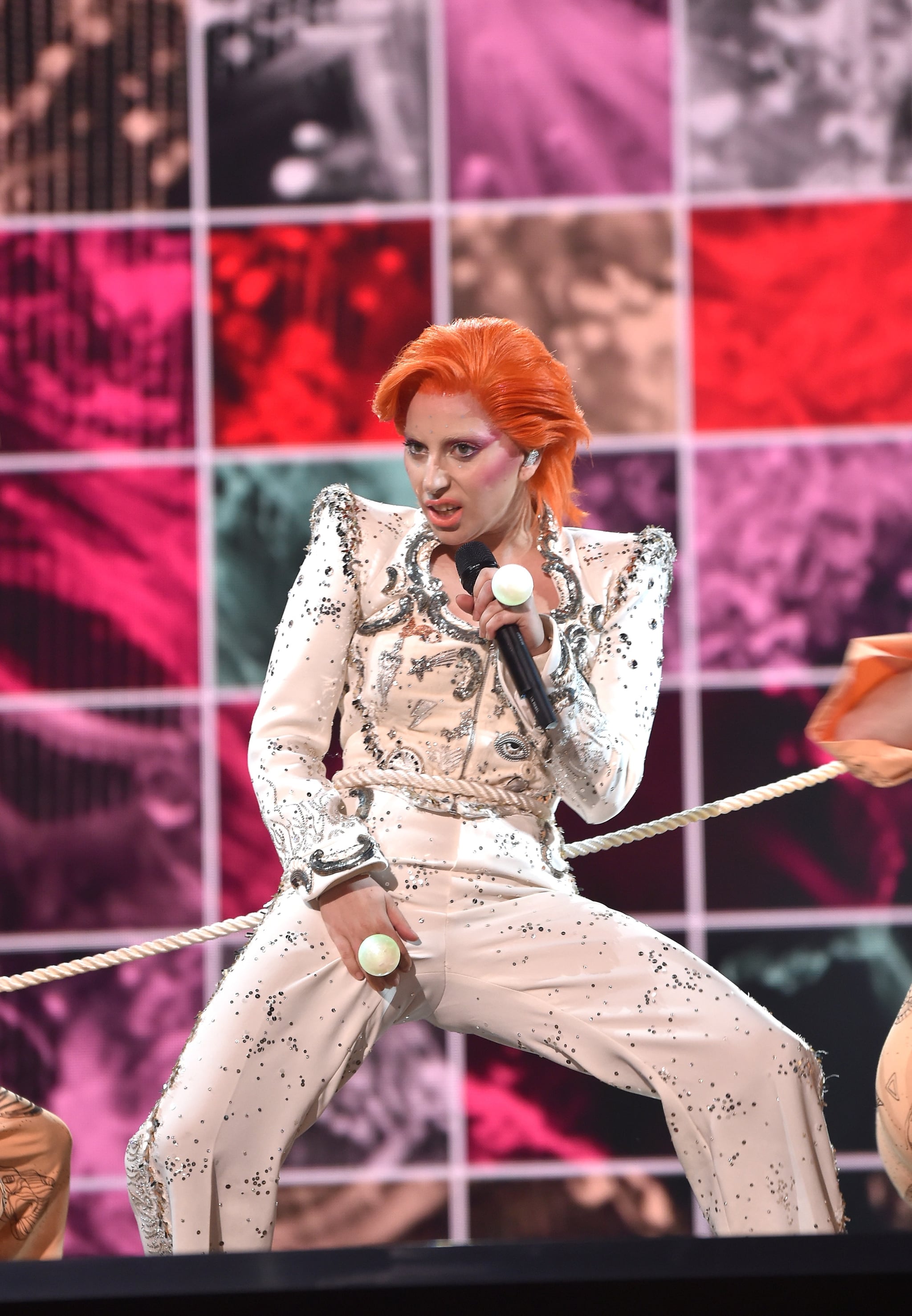 In 2016, Lady Gaga performed an onstage tribute to the late David Bowie.