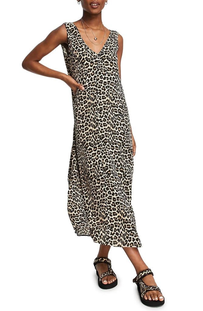 For Frisky Fashion: ASOS Animal Print Sleeveless Maxi Dress