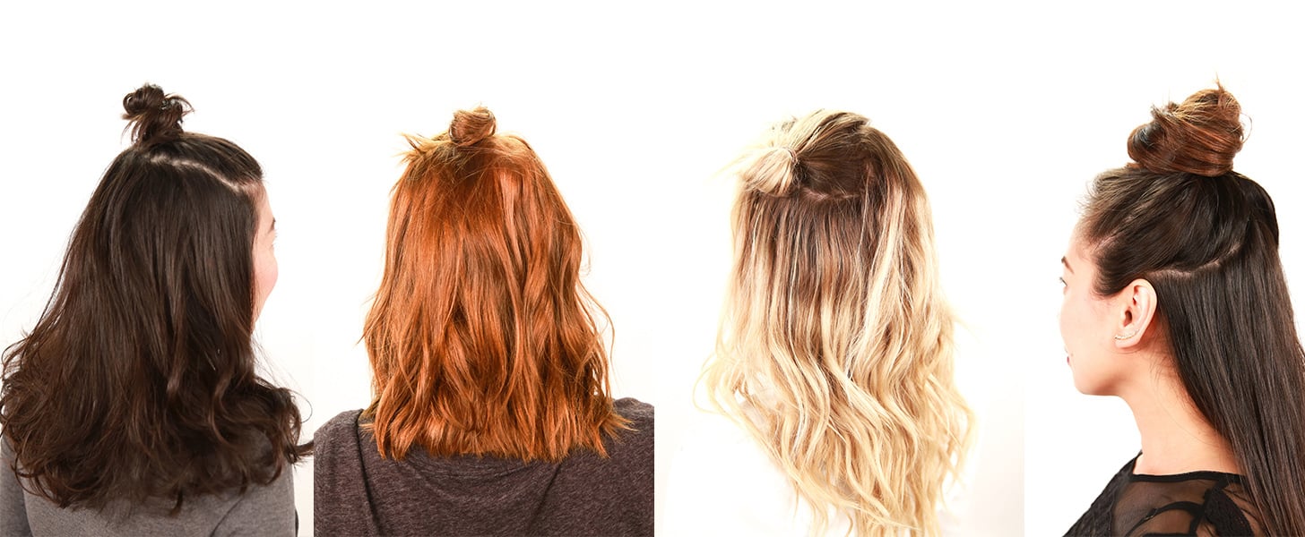 How To Get The Half Bun Hairstyle Popsugar Beauty Australia