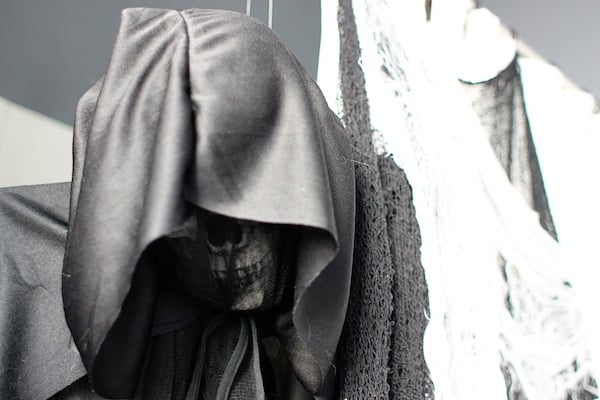 Our dementor, who was just slightly hidden so people wouldn’t initially notice him, was pretty terrifying when it was dark. We also played a heavy breathing noise behind the shower curtain on repeat that sounded just a bit like the dementor was sucking the life out of you. We are a little twisted.