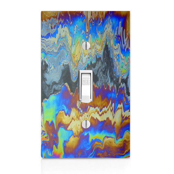 Light Switch Cover - Oil Slick