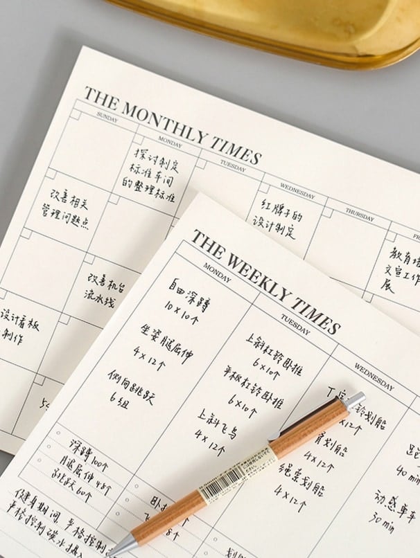 Plan Memo Pad