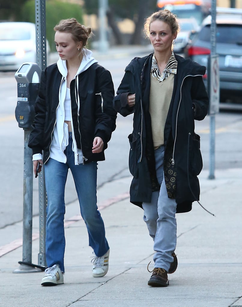 Vanessa Paradis and Lily-Rose Depp Shopping in LA 2016