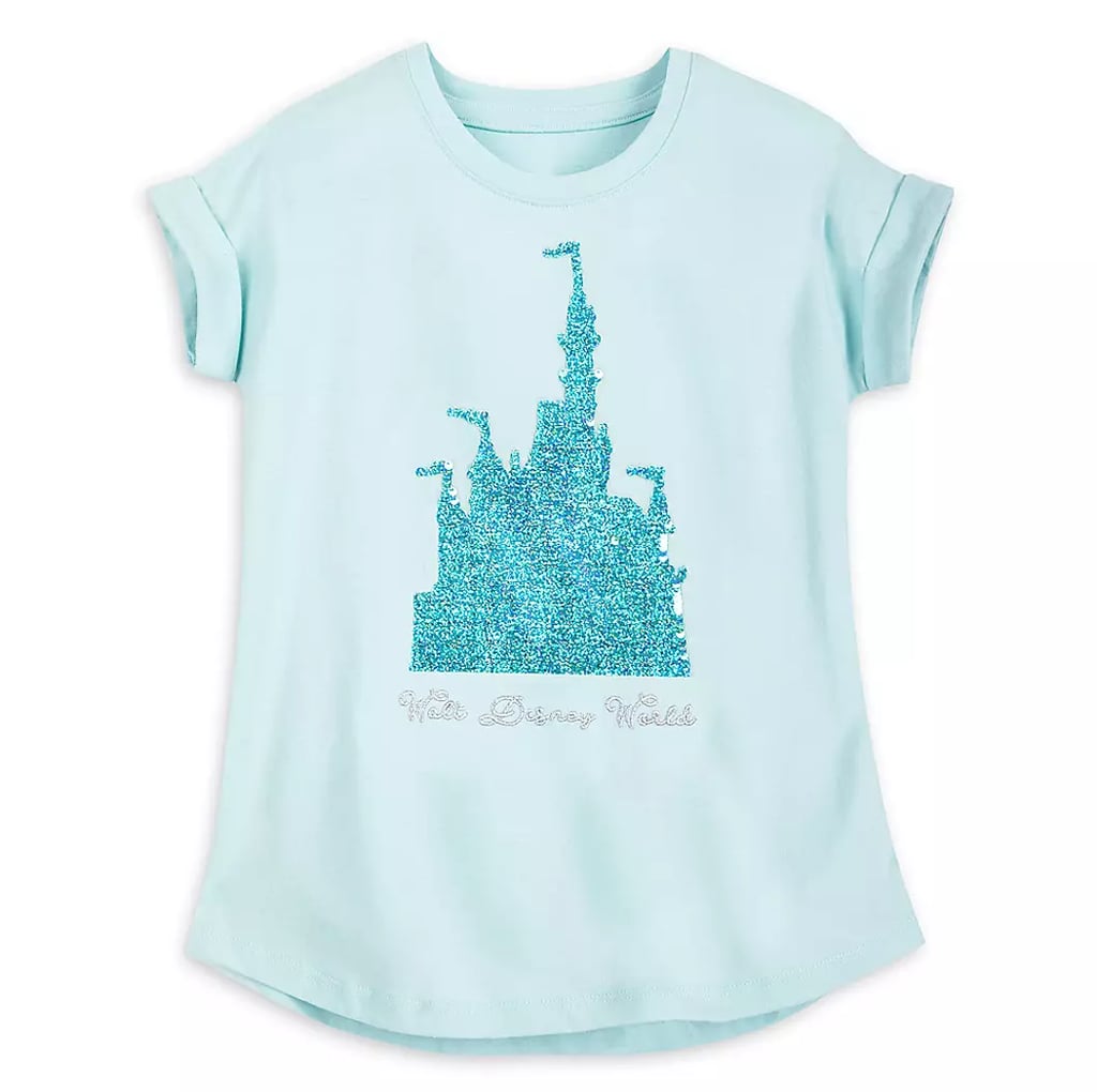 Disney Arendelle Aqua Reversible Sequin T-Shirt For Kids