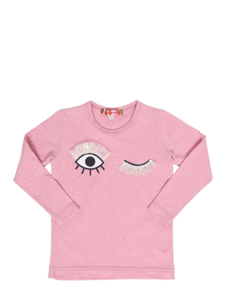 Anne Kurris Wink Cotton Jersey Long Sleeve T-Shirt ($64)