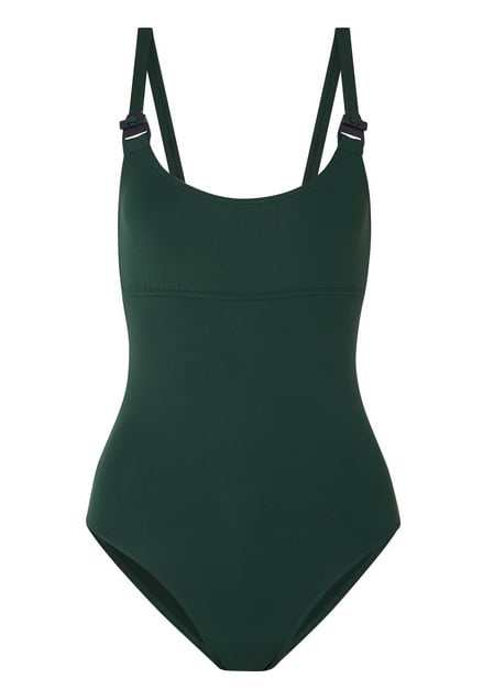 Olivia Munn Green One-Piece | POPSUGAR Fashion UK