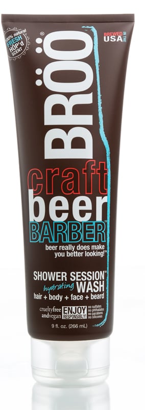 Bröö Craft Beer Barber Shower Session Hydrating Wash