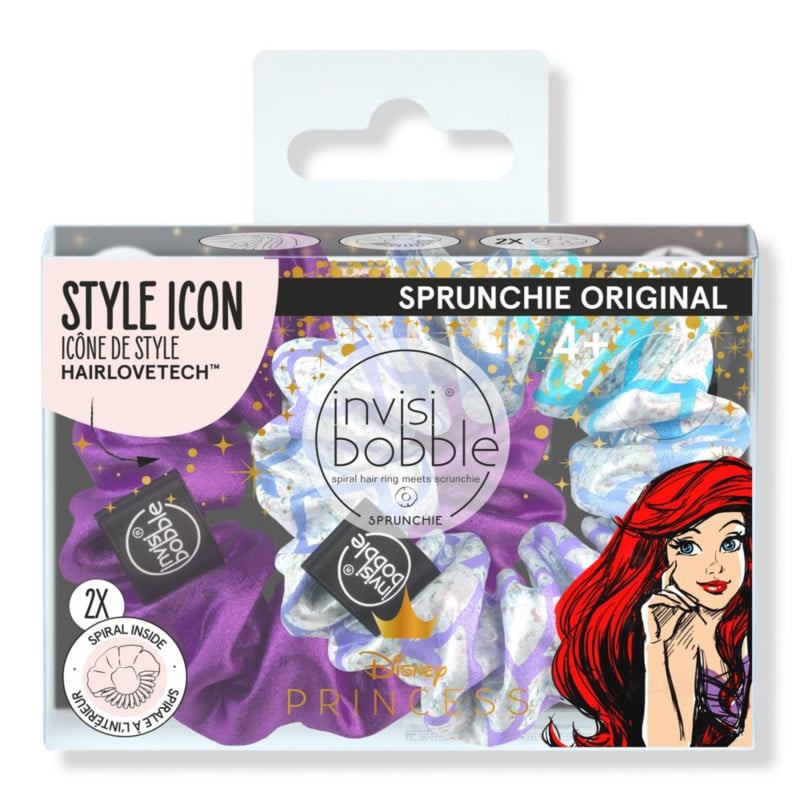 A Scrunchie Stocking Stuffer: Invisibobble Disney Princess Ariel Sprunchie Duo