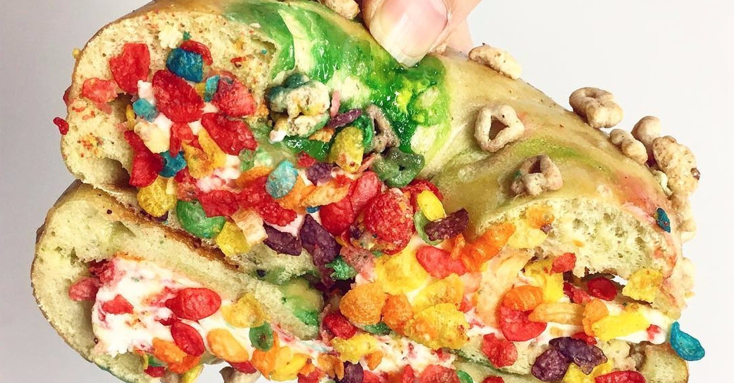 Cereal Bagels at Bagels r Us POPSUGAR Food