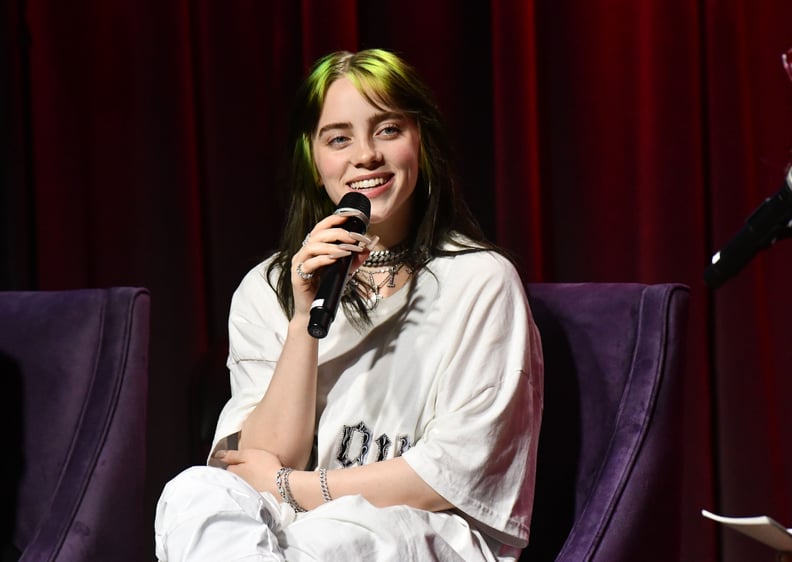 LOS ANGELES, CALIFORNIA - SEPTEMBER 17:  Singer Billie Eilish performs onstage at The GRAMMY Museum on September 17, 2019 in Los Angeles, California. (Photo by Scott Dudelson/Getty Images)