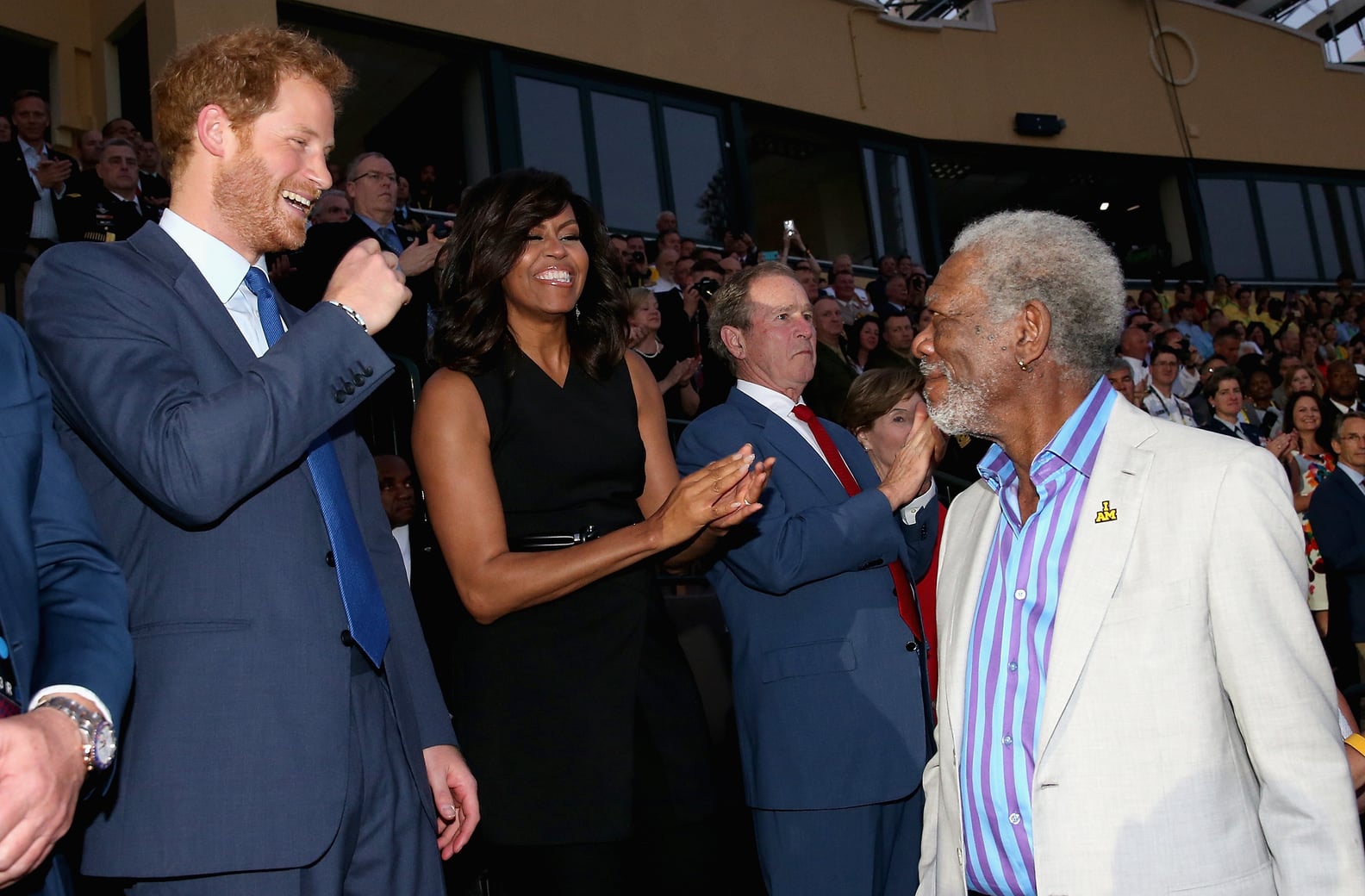 Are Michelle Obama and George W. Bush Friends? POPSUGAR Celebrity