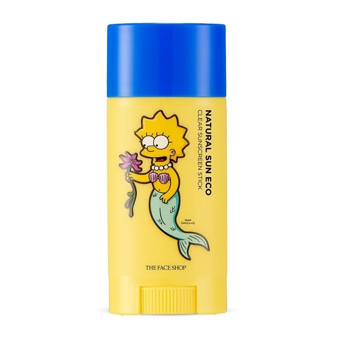 The Face Shop x The Simpsons Natural Eco Transparent Sun Stick SPF 50