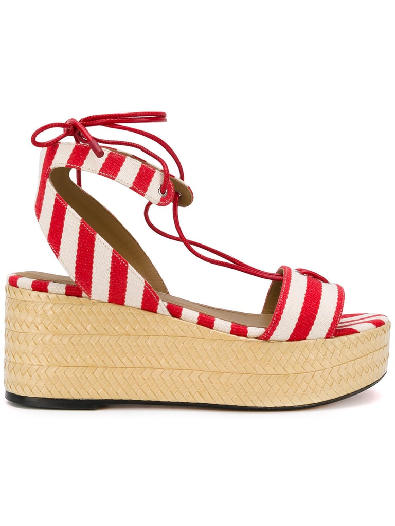 Sonia Rykiel's Striped Platform Sandals ($450) scream "Summer picnic."