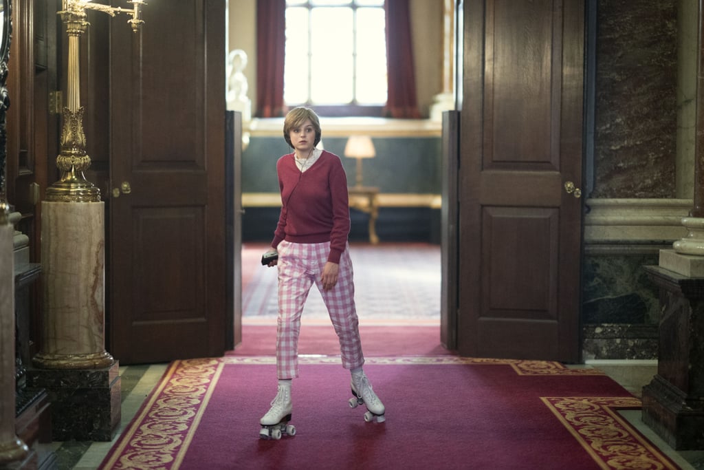 Princess Diana's Pink Jumper and Checkered Pants on The Crown