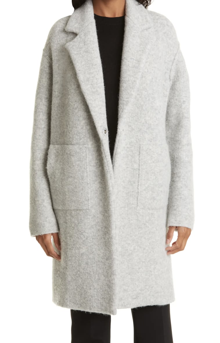 A Cozy Coat-agin: Vince Merino Wool Blend Longline Cardigan