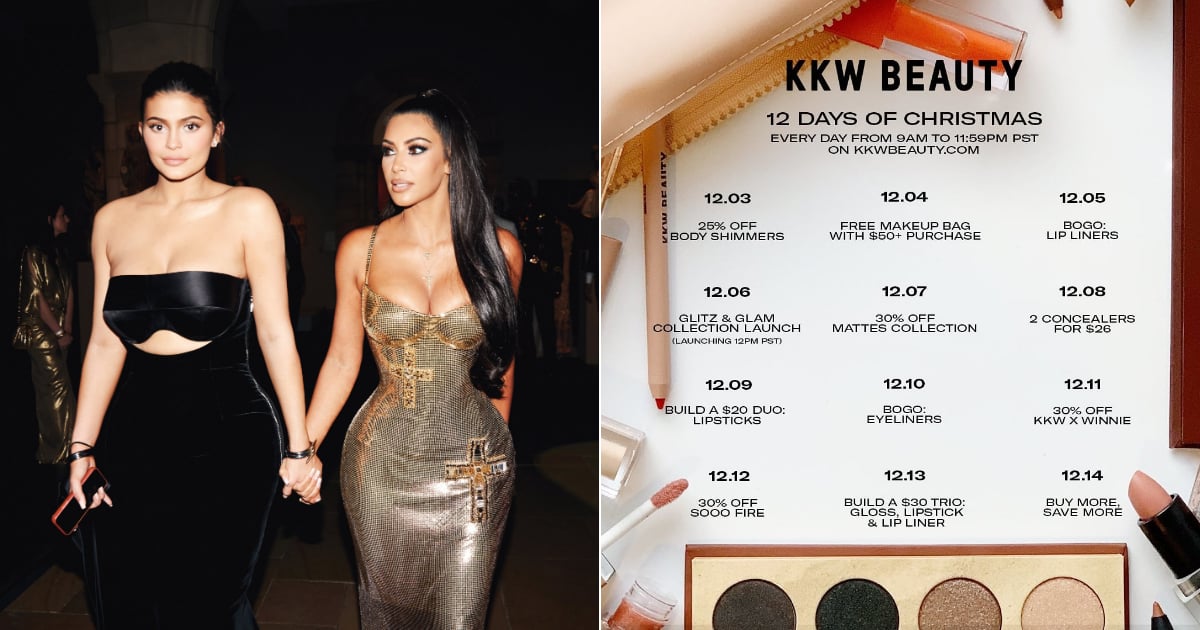 Kylie Cosmetics and KKW Beauty's 12 Days of Christmas Sale POPSUGAR