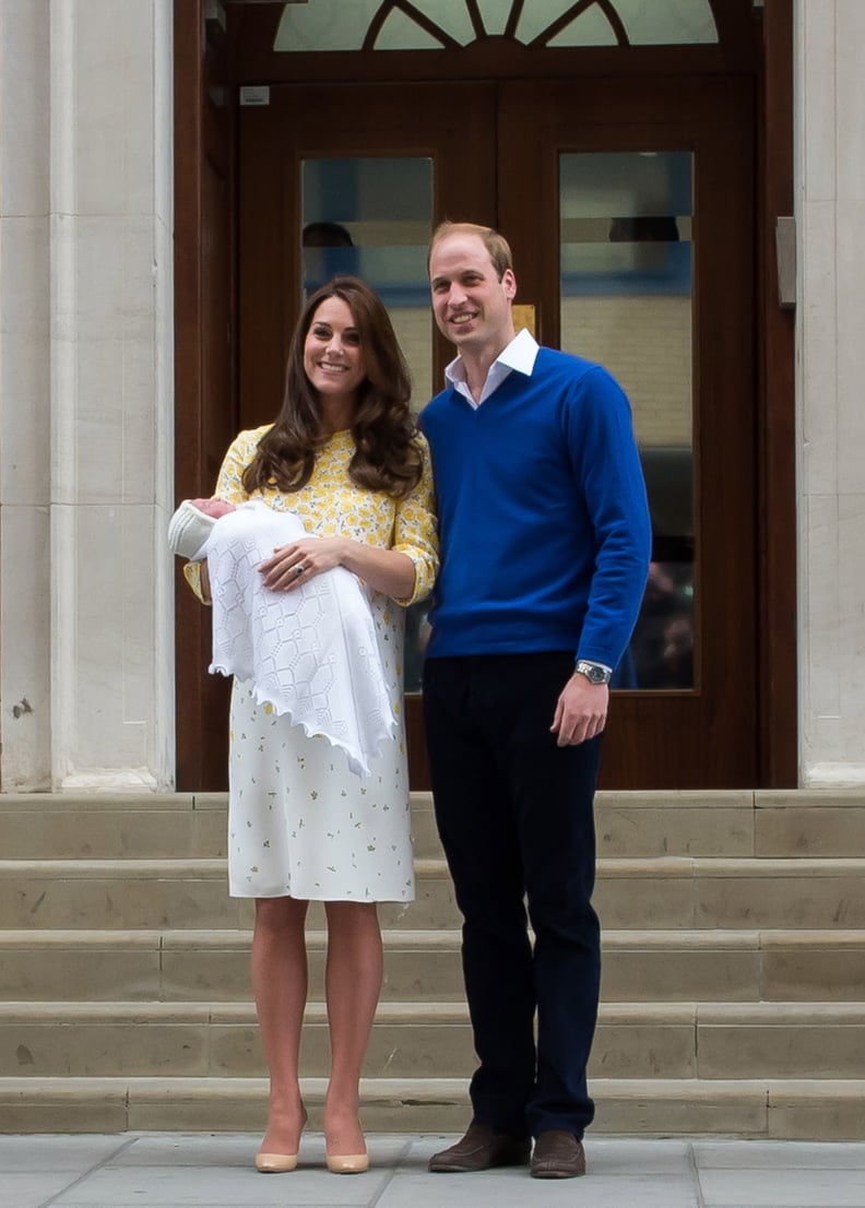 And Left the Hospital With Newborn Princess Charlotte in a Printed Shift