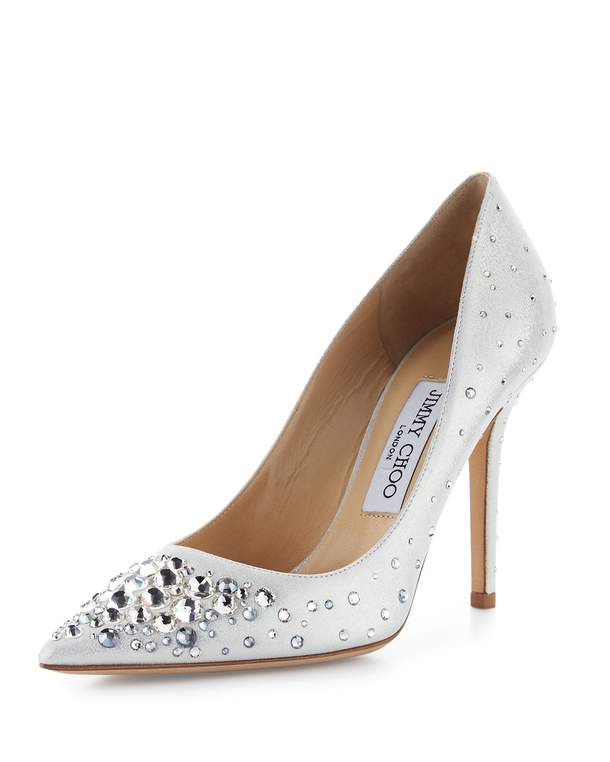 Jimmy Choo Abel Crystal Pumps | Kate Upton's Sparkly Wedding Shoes Might Have Been Hidden, but Deserve Your Utmost Attention | POPSUGAR Fashion Photo 8