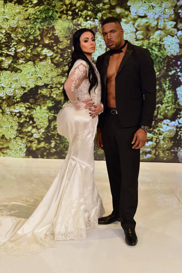 Kelly and Michael as Kim Kardashian and Kanye West