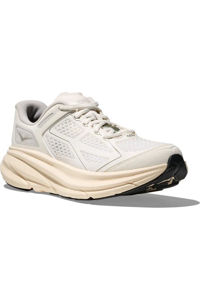 Hoka Clifton One9 Running Show ($120, originally $150)
Runners, joggers, and even speed walkers can appreciate the extra cushion embedded in these sneakers. It helps maximize comfort and distribute weight evenly during any level of activity. Choose one of four colors to best match your athletic style.