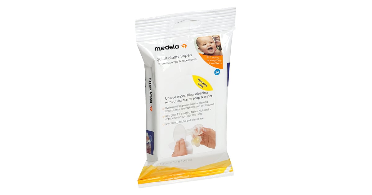 Medela Quick Clean Breast Pump and Accessory Wipes How to Pump Breast
