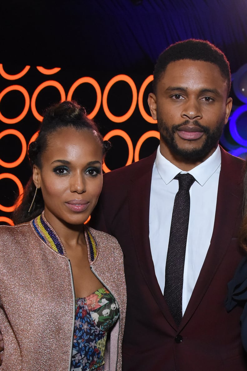 Kerry Washington and Nnamdi Asomugha at the 33rd Annual Film Independent Spirit Awards in 2018