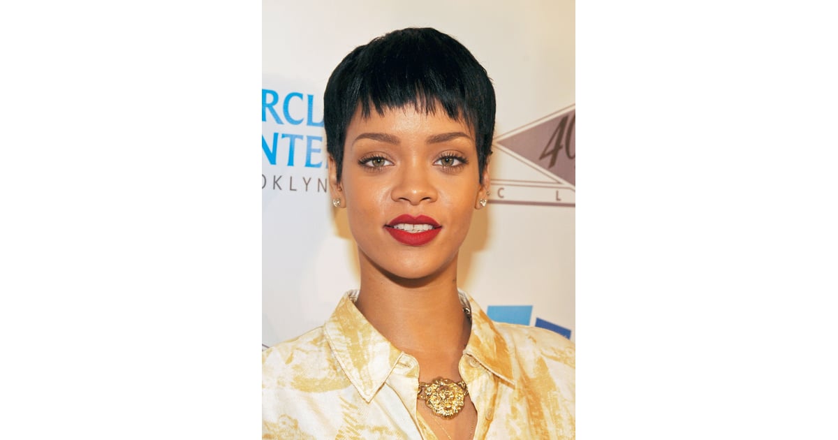 Rihanna With A Pixie Cut 45 Celebrity Pixie Haircuts That Will Make You Want To Chop Your Hair Short Popsugar Beauty Photo 18